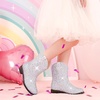 image:imageToddler Girls Cowgirl Boots Glitter Toddler Cowboy Boot Ankle Girls Boots Little Kids Horse Riding Shoes Party BirthdaySilver Glitter