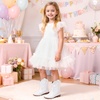 image:imageToddler Girls Cowgirl Boots Glitter Toddler Cowboy Boot Ankle Girls Boots Little Kids Horse Riding Shoes Party BirthdayWhite Pure