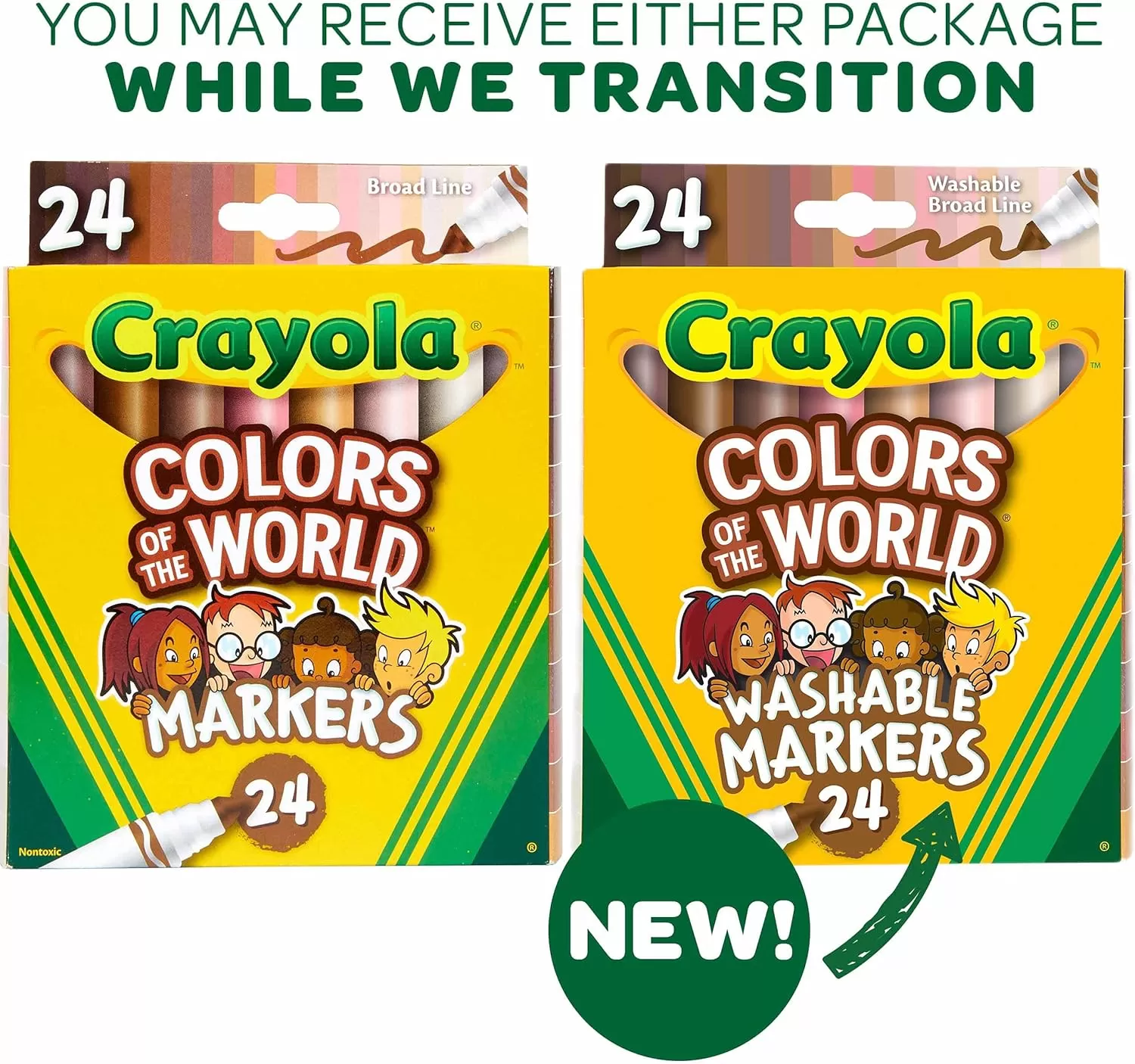 imageCrayola Colors of the World Bulk Colored Pencil Set  6 Packs 24ct Skin Tone Kids Colored Pencils for Kids School Supplies1 Count Pack of 1