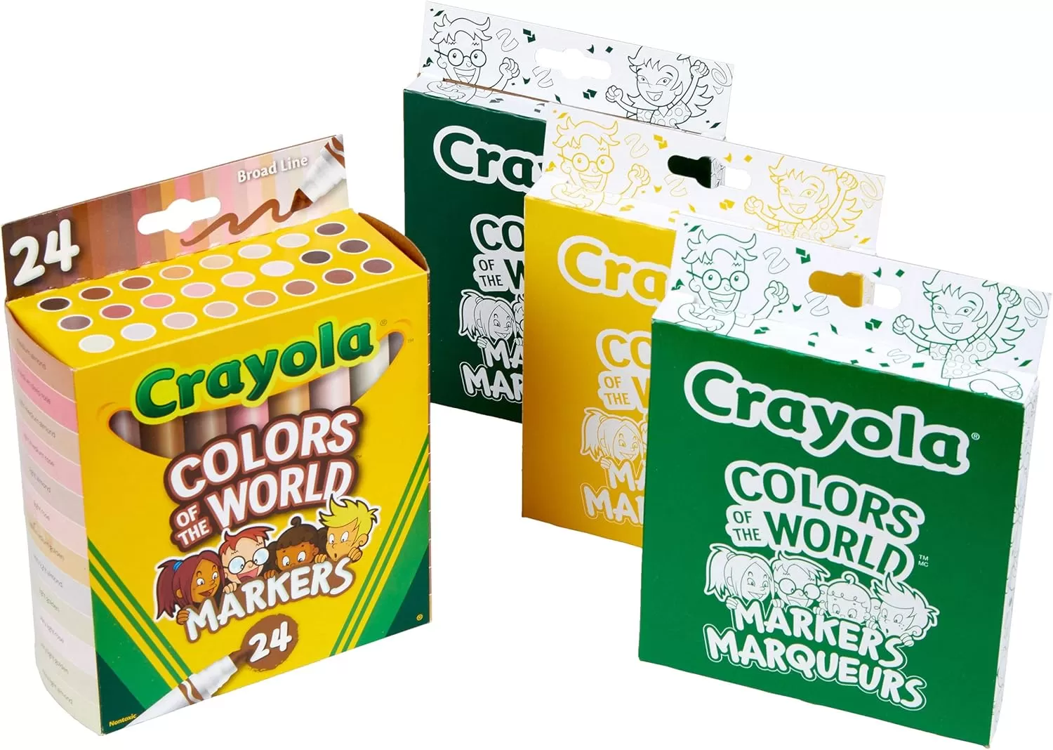 imageCrayola Colors of the World Bulk Colored Pencil Set  6 Packs 24ct Skin Tone Kids Colored Pencils for Kids School Supplies1 Count Pack of 1