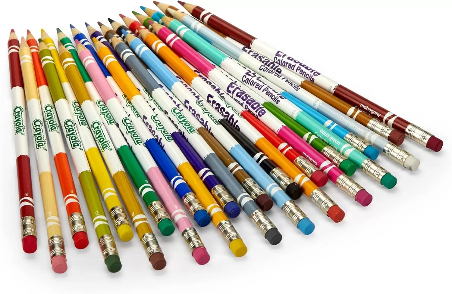 imageCrayola Erasable Colored Pencils 24ct Kids Coloring Pencils for Coloring Books Arts ampamp Crafts Stocking Stuffers for Kids 6