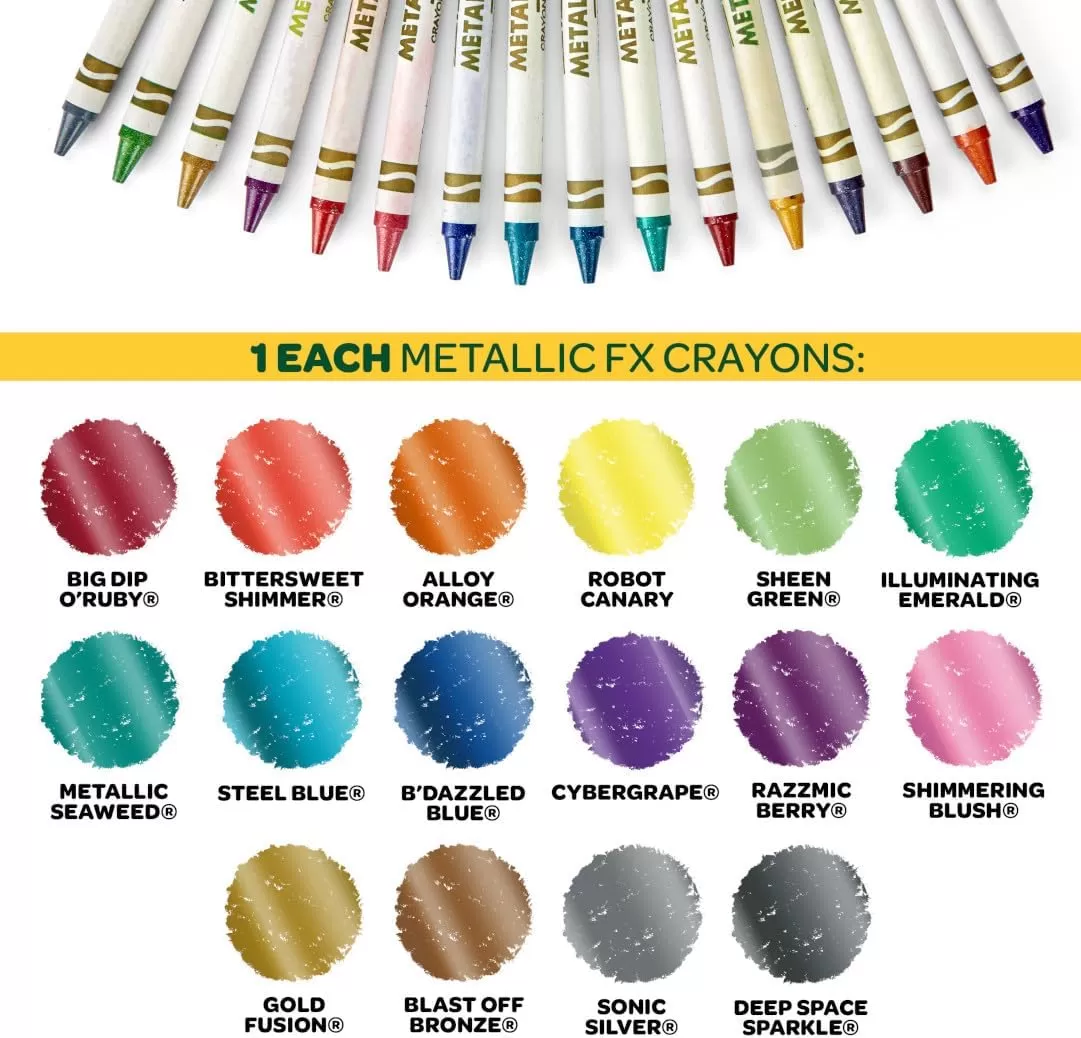 imageCrayola Ultimate Crayon Box Collection 152ct Bulk Kids Crayon Caddy Classic ampamp Glitter Crayons for Coloring Holiday Gift for KidsColoring Set