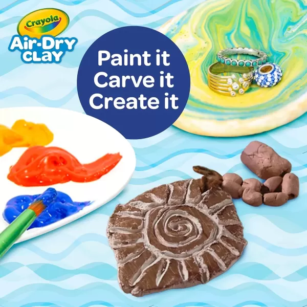 imageCrayola Air Dry Clay 5lbs Natural White Modeling Clay for Kids Sculpting Material Bulk Craft Supplies for School Classrooms Amazon ExclusiveMulti