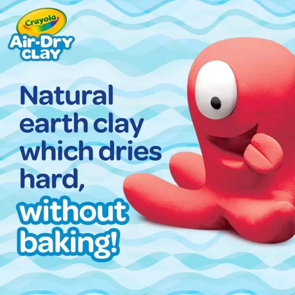 imageCrayola Air Dry Clay 5lbs Natural White Modeling Clay for Kids Sculpting Material Bulk Craft Supplies for School Classrooms Amazon ExclusiveRed  Blue  White  Yellow