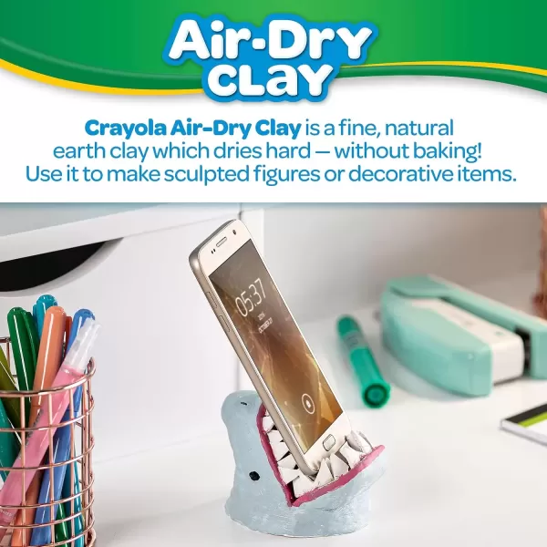 imageCrayola Air Dry Clay 5lbs Natural White Modeling Clay for Kids Sculpting Material Bulk Craft Supplies for School Classrooms Amazon ExclusiveWhite
