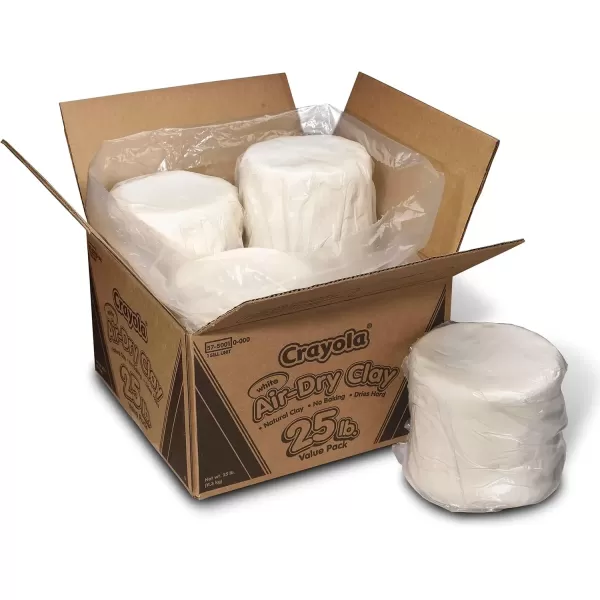 imageCrayola Air Dry Clay 5lbs Natural White Modeling Clay for Kids Sculpting Material Bulk Craft Supplies for School Classrooms Amazon ExclusiveWhite