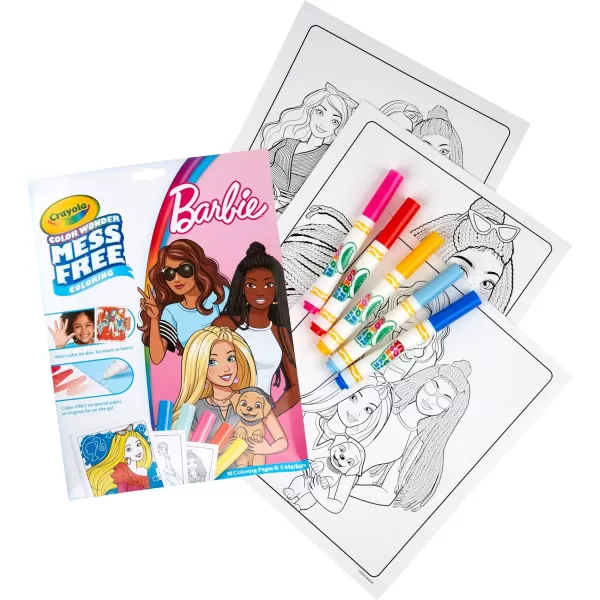 imageCrayola Batwheels Color Wonder Activity Set Batman Mess Free Coloring Pages for Toddlers Batman Gift ampamp Toys for Kids Stocking StuffersBarbie
