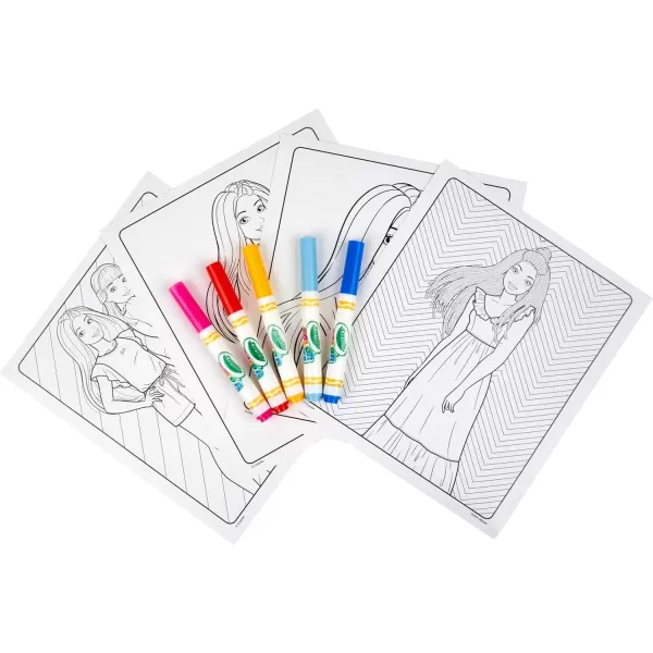 imageCrayola Batwheels Color Wonder Activity Set Batman Mess Free Coloring Pages for Toddlers Batman Gift ampamp Toys for Kids Stocking StuffersBarbie