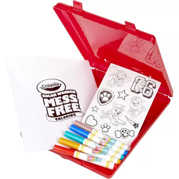 imageCrayola Color Wonder Paw Patrol Coloring Book Travel Coloring Kit Gift for Kids 3 4 5 6