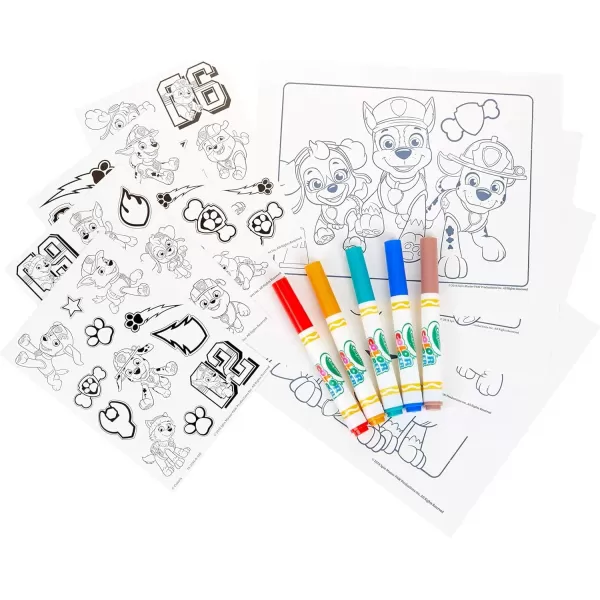 imageCrayola Color Wonder Paw Patrol Coloring Book Travel Coloring Kit Gift for Kids 3 4 5 6