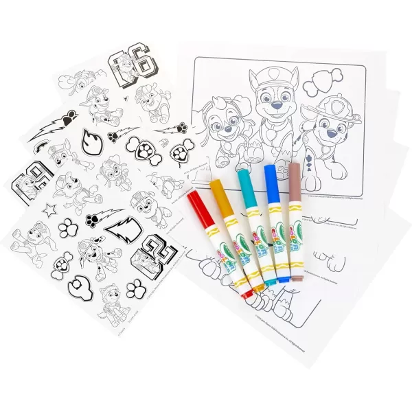 imageCrayola Color Wonder Paw Patrol Coloring Book Travel Coloring Kit Gift for Kids 3 4 5 6
