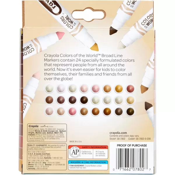 imageCrayola Colors of the World Bulk Colored Pencil Set  6 Packs 24ct Skin Tone Kids Colored Pencils for Kids School Supplies1 Count Pack of 1