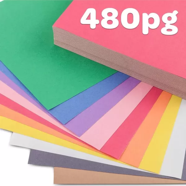 imageCrayola Construction Paper  480ct 2pck Bulk School Supplies For Kids Teacher Classroom Must Have Art Paper Arts ampamp CraftsConstruction Paper