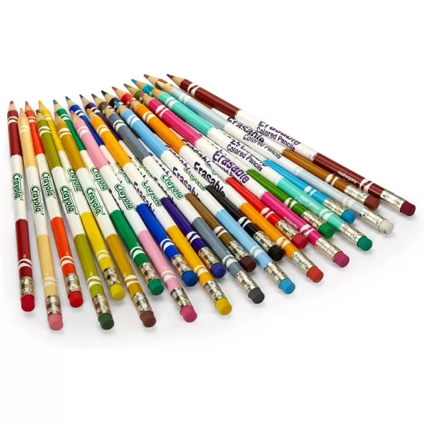 imageCrayola Erasable Colored Pencils 24ct Kids Coloring Pencils for Coloring Books Arts ampamp Crafts Stocking Stuffers for Kids 6