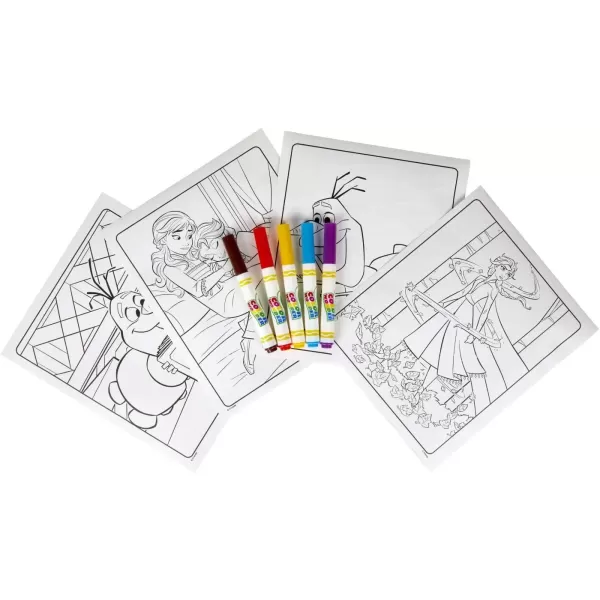 imageCrayola Frozen Color Wonder Coloring Set 18 Mess Free Frozen Coloring Pages for Toddlers Frozen Toys ampamp Gifts Toddler Stocking StuffersFrozen II