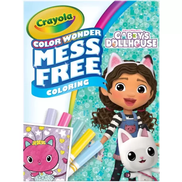 imageCrayola Frozen Color Wonder Coloring Set 18 Mess Free Frozen Coloring Pages for Toddlers Frozen Toys ampamp Gifts Toddler Stocking StuffersGabbys Dollhouse