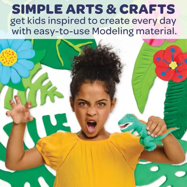 imageCrayola Model Magic Deluxe Variety Pack 14 Packs Kids Air Dry Clay Modeling Clay Alternative Stocking Stuffers Craft Supplies 7oz