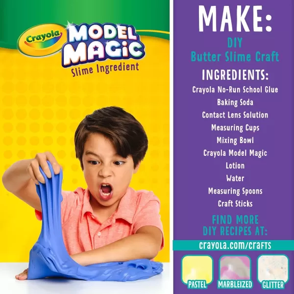 imageCrayola Model Magic Deluxe Variety Pack 14 Packs Kids Air Dry Clay Modeling Clay Alternative Stocking Stuffers Craft Supplies 7oz