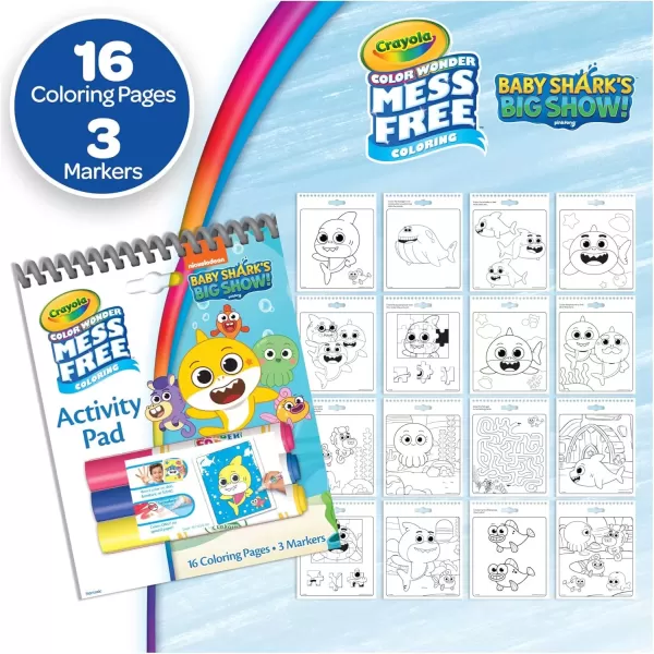 imageCrayola Nickelodeon Color Wonder Bundle 3 Pack Mess Free Coloring Set for Kids Activity Pads ampamp Markers Toddler Stocking Stuffers 3