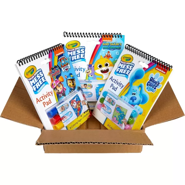 imageCrayola Nickelodeon Color Wonder Bundle 3 Pack Mess Free Coloring Set for Kids Activity Pads ampamp Markers Toddler Stocking Stuffers 3
