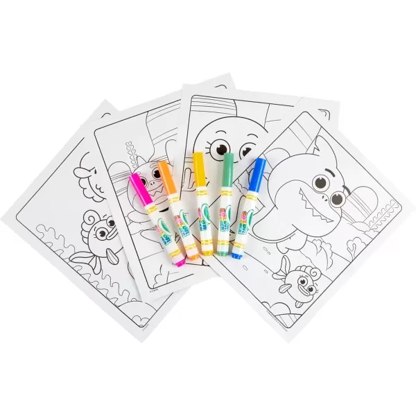imageCrayola Peppa Pig Color Wonder Activity Set Mess Free Peppa Pig Coloring Pages for Toddlers Peppa Pig Toys ampamp Gifts Stocking StuffersBaby Shark