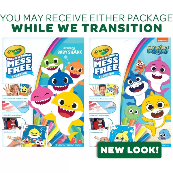 imageCrayola Peppa Pig Color Wonder Activity Set Mess Free Peppa Pig Coloring Pages for Toddlers Peppa Pig Toys ampamp Gifts Stocking StuffersBaby Shark