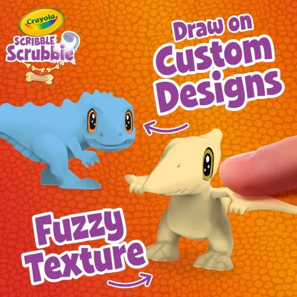 imageCrayola Scribble Scrubbie Pets Dinosaur Glow Combo Pack Dinosaur Toys for Kids Ages 3 4 5 6Dinosaur Glow Combo Pack