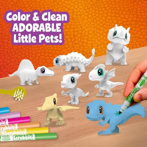 imageCrayola Scribble Scrubbie Pets Dinosaur Glow Combo Pack Dinosaur Toys for Kids Ages 3 4 5 6Dinosaur Glow Combo Pack
