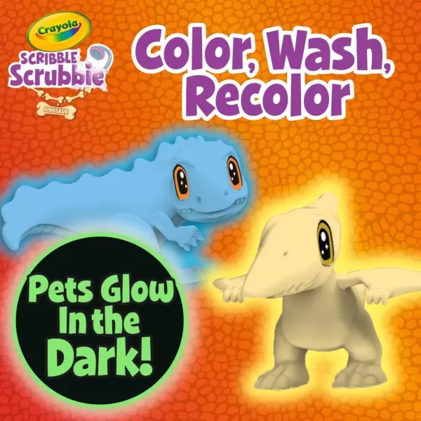 imageCrayola Scribble Scrubbie Pets Dinosaur Glow Combo Pack Dinosaur Toys for Kids Ages 3 4 5 6Dinosaur Glow Combo Pack
