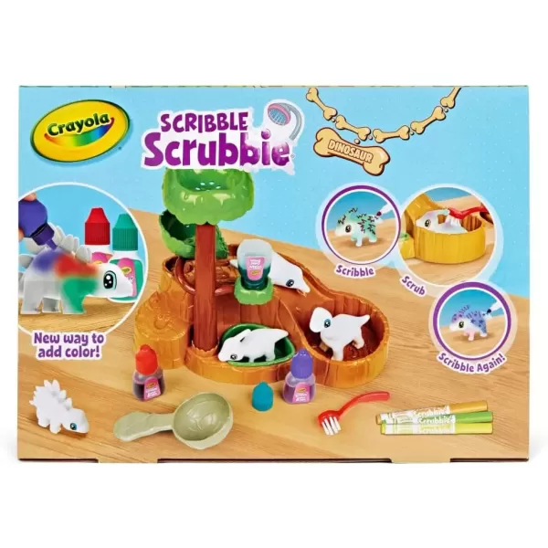 imageCrayola Scribble Scrubbie Pets Dinosaur Glow Combo Pack Dinosaur Toys for Kids Ages 3 4 5 6Dinosaur Waterslide