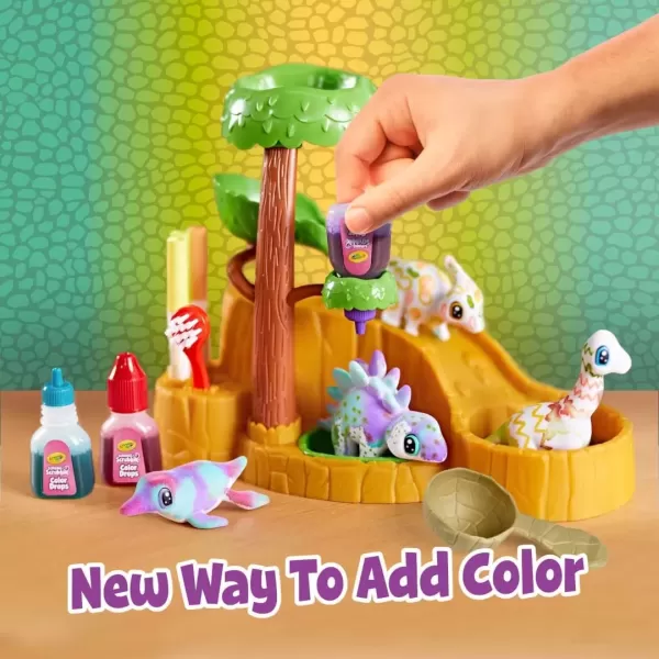 imageCrayola Scribble Scrubbie Pets Dinosaur Glow Combo Pack Dinosaur Toys for Kids Ages 3 4 5 6Dinosaur Waterslide