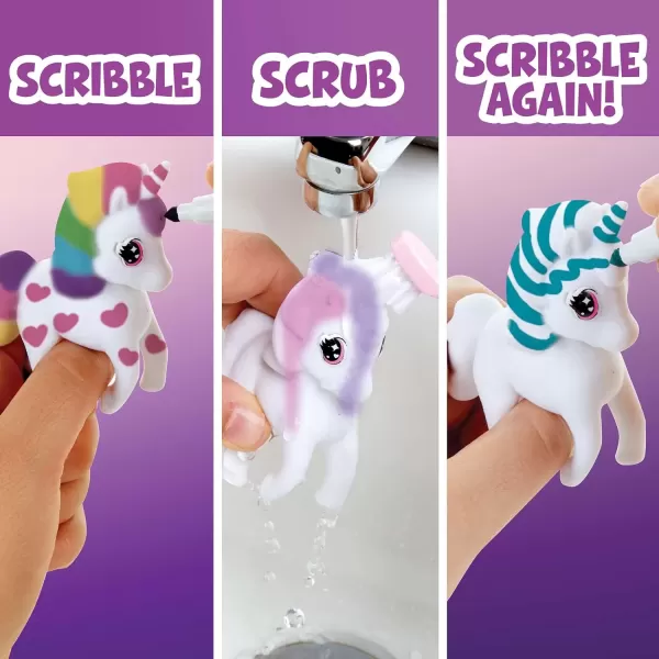 imageCrayola Scribble Scrubbie Pets Ocean Animals Playset Color ampamp Wash Creative Toy Gift for Kids Age 3 4 5 6Refill Pack