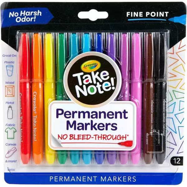 imageCrayola Take Note Dry Erase Markers 12ct Whiteboard Markers for Teachers Low Odor Chisel Tip School Classroom SuppliesHighlighters