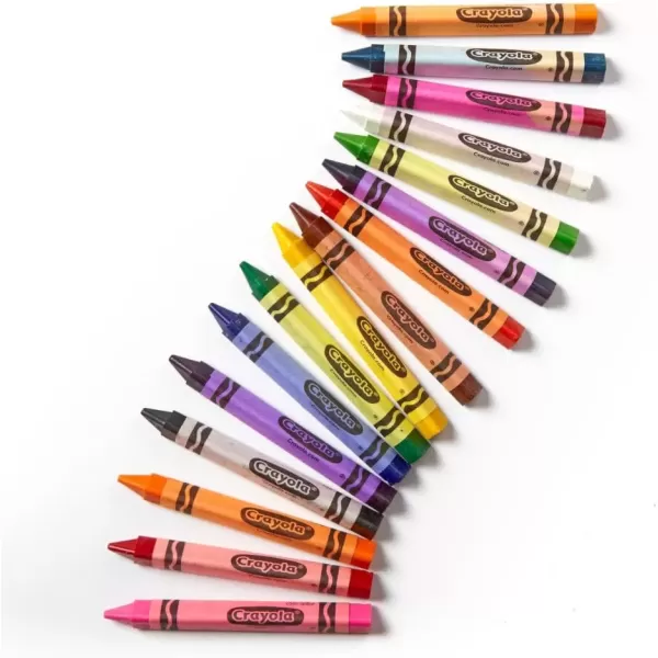 imageCrayola Triangular Crayon Classpack Toddler Crayons 16 Assorted Colors 256 Count BulkCrayon