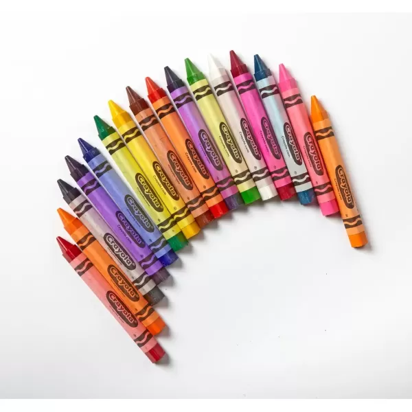 imageCrayola Triangular Crayon Classpack Toddler Crayons 16 Assorted Colors 256 Count BulkCrayon