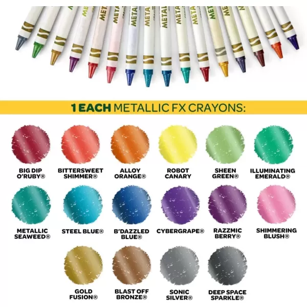 imageCrayola Ultimate Crayon Box Collection 152ct Bulk Kids Crayon Caddy Classic ampamp Glitter Crayons for Coloring Holiday Gift for KidsColoring Set