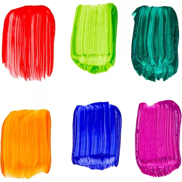imageCrayola Washable Kids Paint Set 12ct Classic and Glitter Paint for Kids Arts ampamp Crafts Supplies Toddler Painting Kit 3 Amazon ExclusiveBold