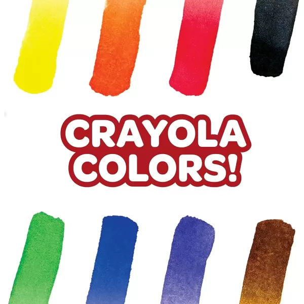 imageCrayola Washable Watercolor Paint Sets for Kids 12ct Classroom Arts ampamp Crafts Bulk Classroom Paint for Kids 8 Colors 3Watercolors