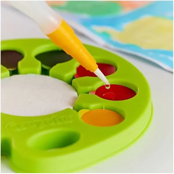 imageCrayola Watercolor Pop ampamp Paint Palette Washable Paint Kit Less Mess Watercolor Paint Set for Kids Toddler Stocking Stuffers ampamp Gifts1 Count Pack of 1