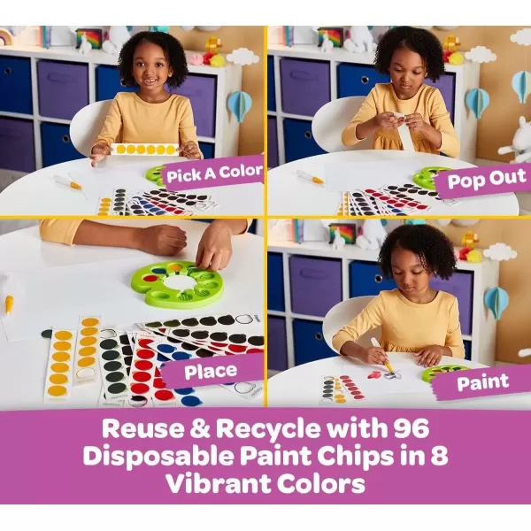 imageCrayola Watercolor Pop ampamp Paint Palette Washable Paint Kit Less Mess Watercolor Paint Set for Kids Toddler Stocking Stuffers ampamp Gifts1 Count Pack of 1