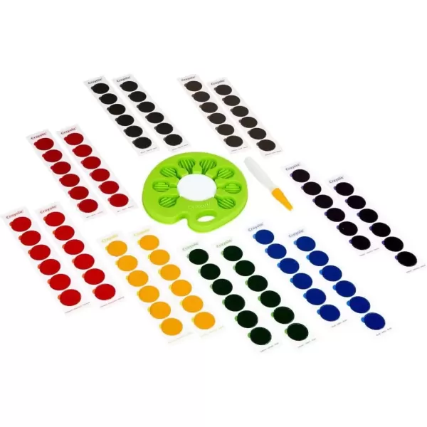 imageCrayola Watercolor Pop ampamp Paint Palette Washable Paint Kit Less Mess Watercolor Paint Set for Kids Toddler Stocking Stuffers ampamp Gifts19 Piece Set Pack of 2