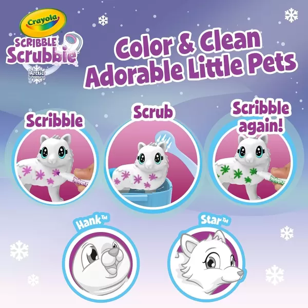 imageScribble Scrubbie Pets Arctic Igloo Color Change Pets ampamp Storage Case Gift for Girls ampamp BoysArctic Igloo