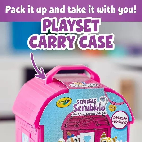 imageScribble Scrubbie Pets Arctic Igloo Color Change Pets ampamp Storage Case Gift for Girls ampamp BoysBackyard Bungalow