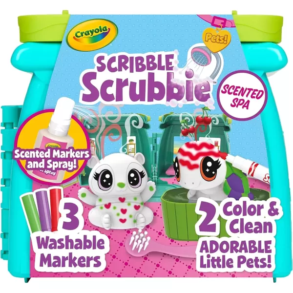 imageScribble Scrubbie Pets Arctic Igloo Color Change Pets ampamp Storage Case Gift for Girls ampamp BoysScented Spa
