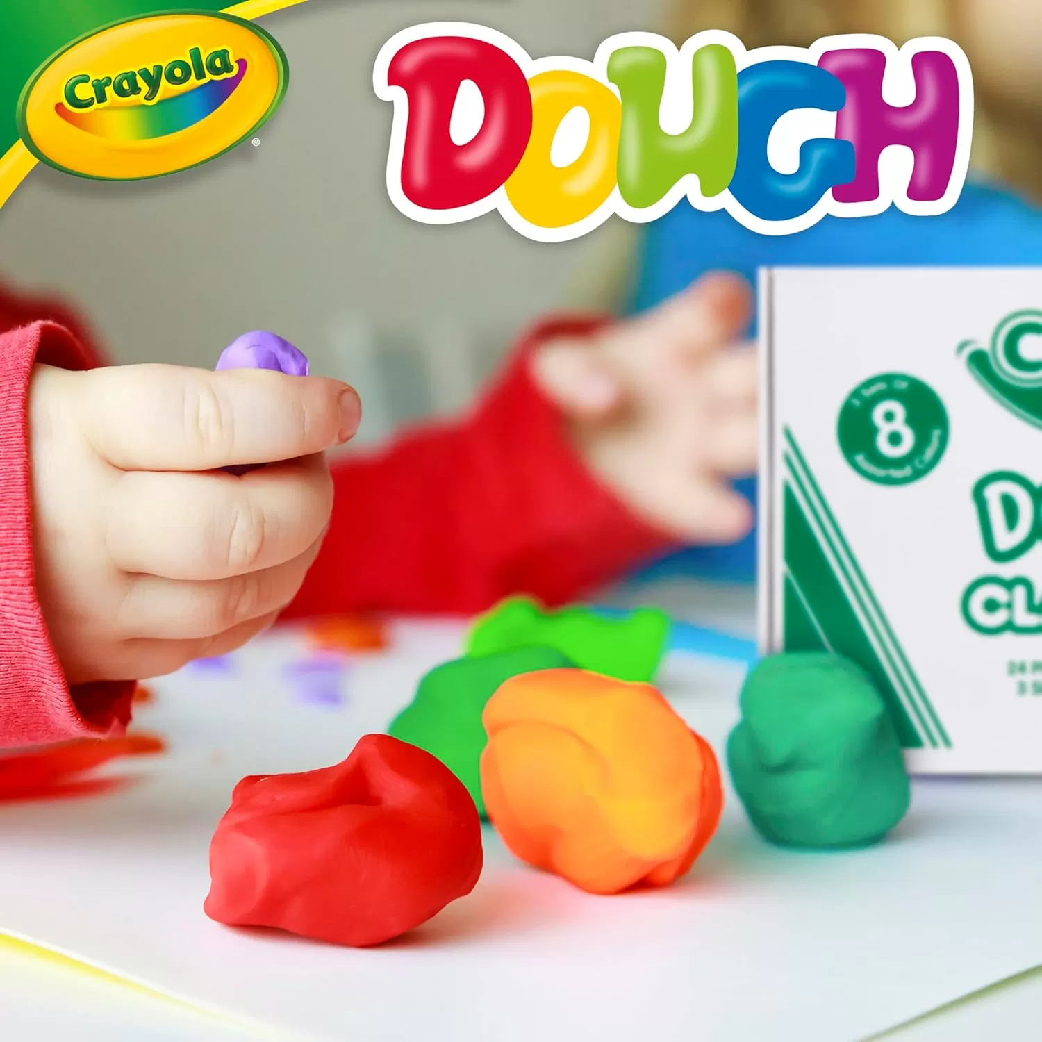 imageCrayola Dough Classpack  8 Assorted Colors 48 Count 3oz Kids Dough Classroom Supplies for Teachers ampamp Art Projects Nontoxic Ages 324 Count