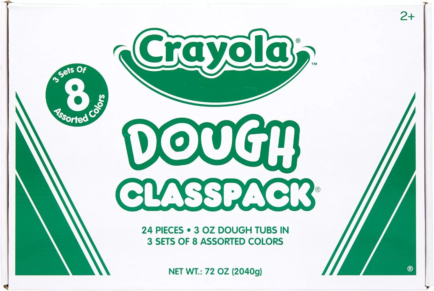 imageCrayola Dough Classpack  8 Assorted Colors 48 Count 3oz Kids Dough Classroom Supplies for Teachers ampamp Art Projects Nontoxic Ages 324 Count