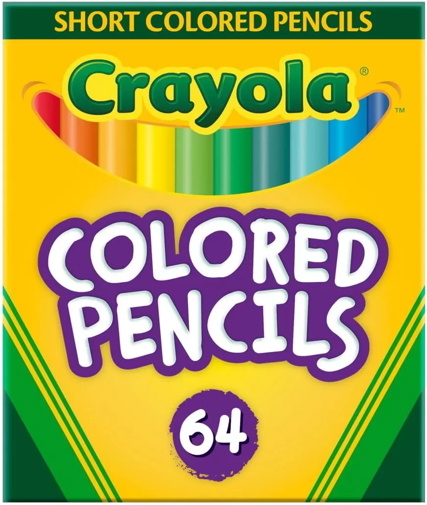 imageCrayola Mini Colored Pencils Colors may vary Coloring Supplies for Kids 64 Count Gift64 Count Pack of 1