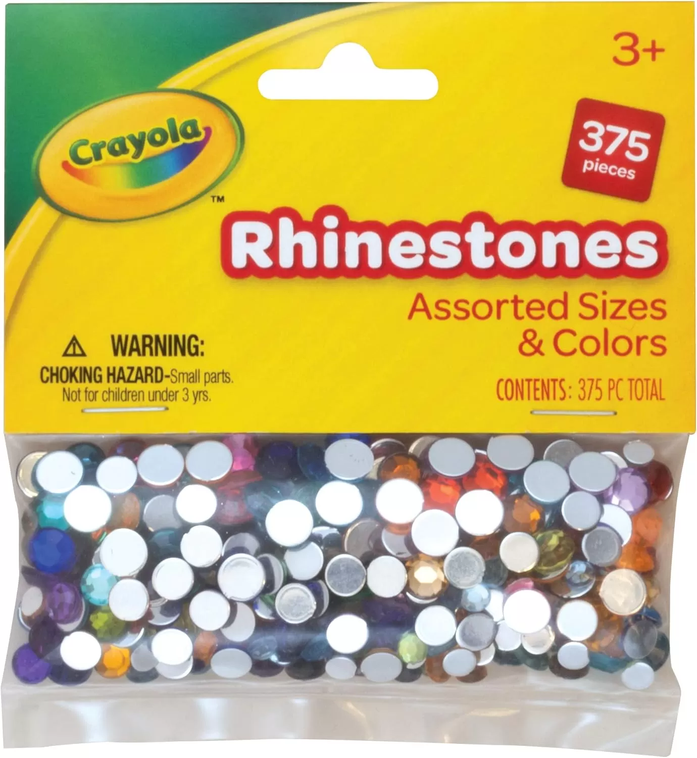 imageCrayola Rhinestones  Assorted Colors and Sizes 375 Count