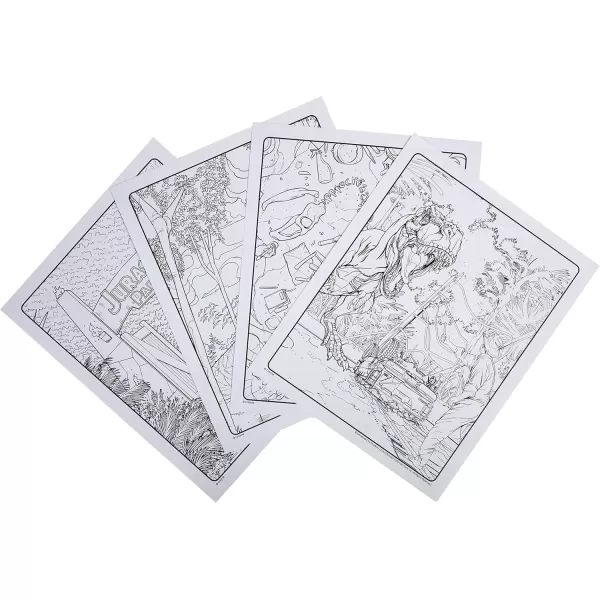 imageCrayola Art with Edge Jurassic Park Coloring Pages 28pgs Adult Coloring Jurassic Park Merchandise Gift for Teens