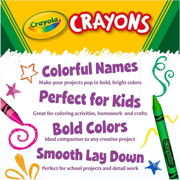 imageCrayola Bulk Crayon Classpack  800ct 16 Colors Back to School Supplies Kids Crayons Teacher Classroom Must Haves 31 Count Pack of 800